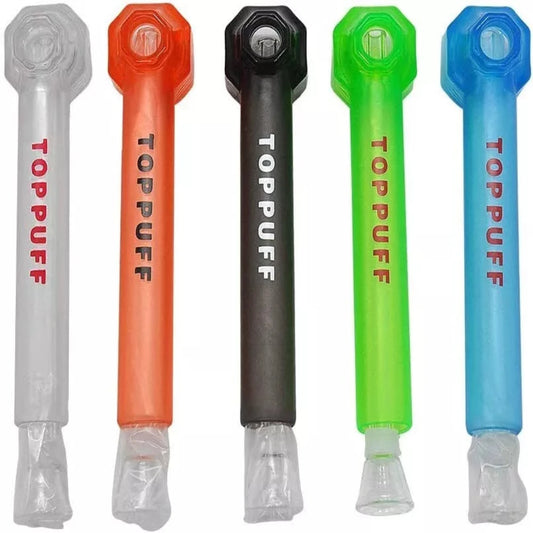 Top Puff Premium Portable Hookah Bottle Water Glass Bong