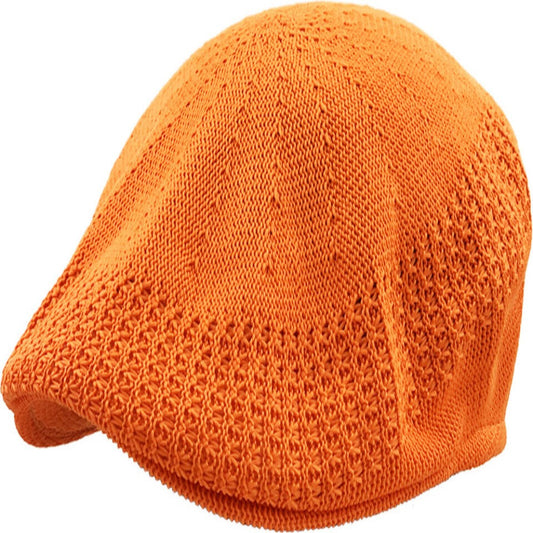 Classic Mesh Ivy Newsboy Ivy Cap Hat Crochet Driving Golf Vent-air Cabbie